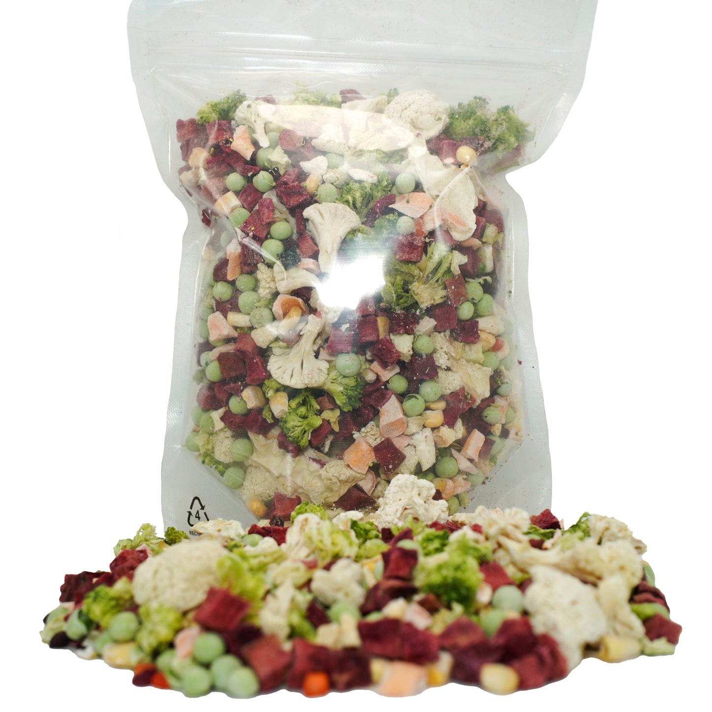 Very Veggie Chop Topper - Make your own parrot dry mix 100% freeze-dried vegetable mix