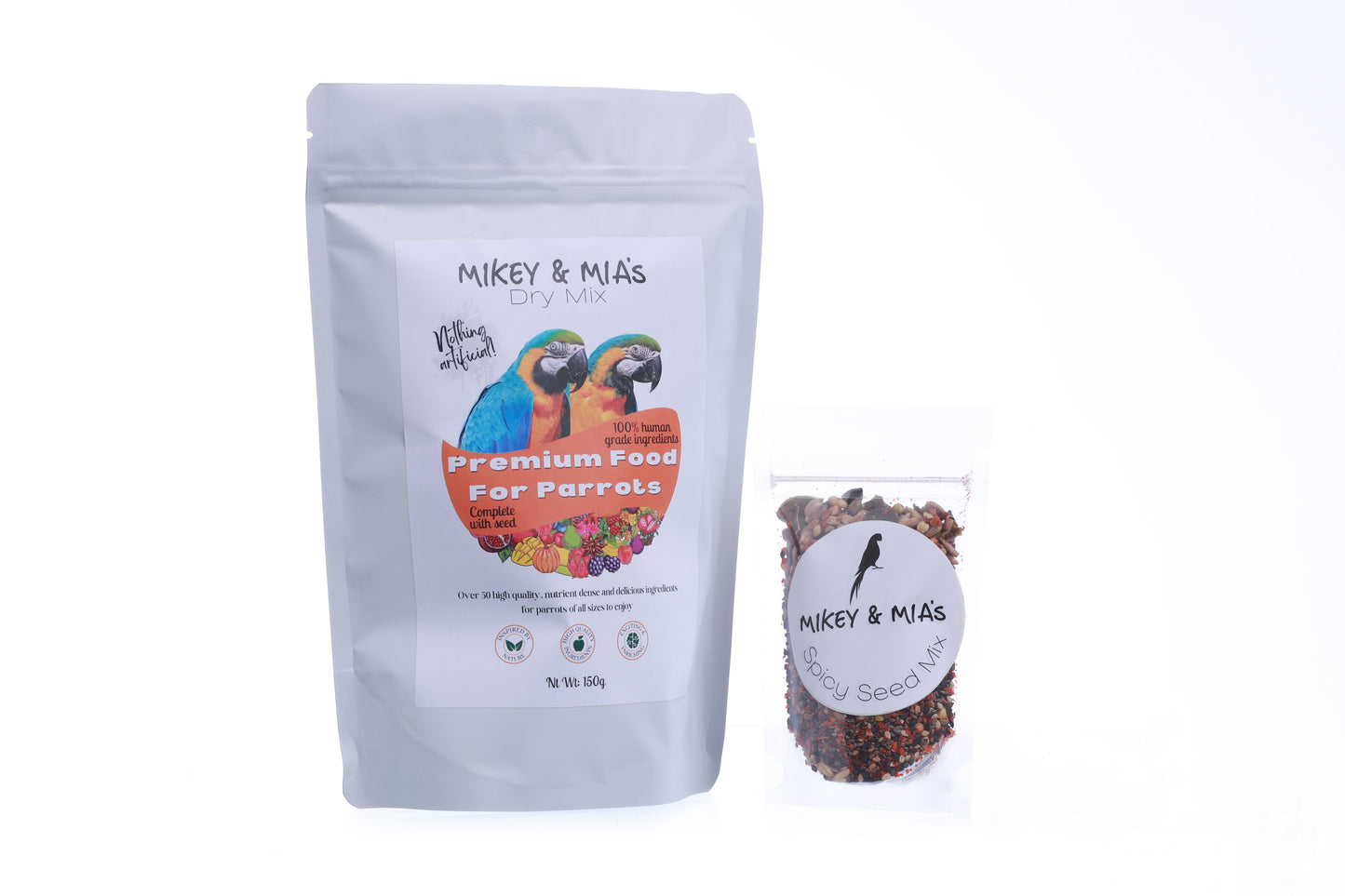 Mikey and Mia's Dry Mix Healthy Parrot Food