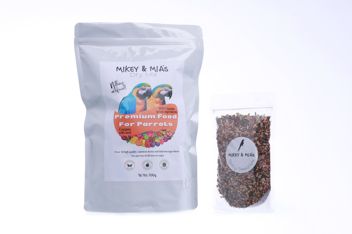 Mikey and Mia's Dry Mix Healthy Parrot Food