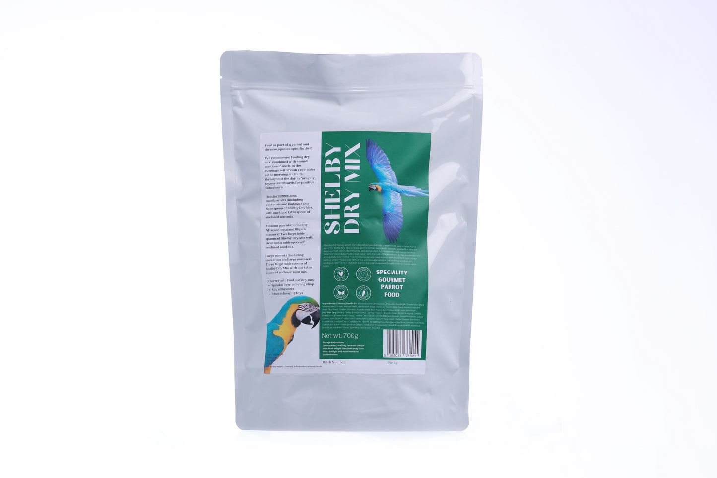 Shelby Dry Mix Gourmet Parrot Food