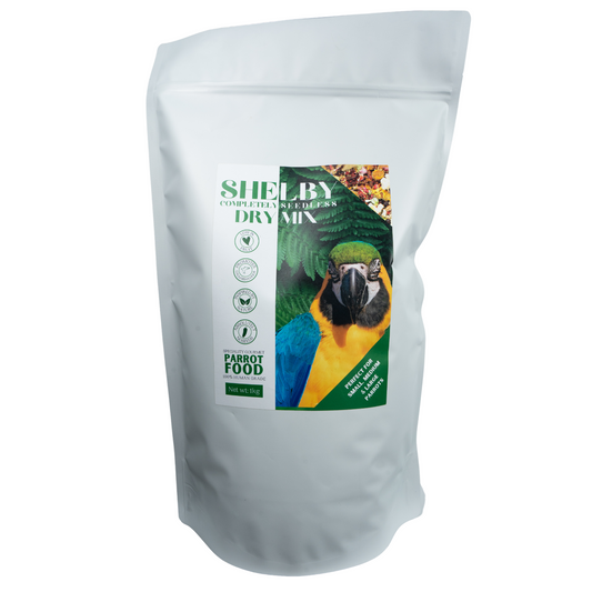 Shelby Seedless Dry Mix Gourmet Parrot Food 1kg