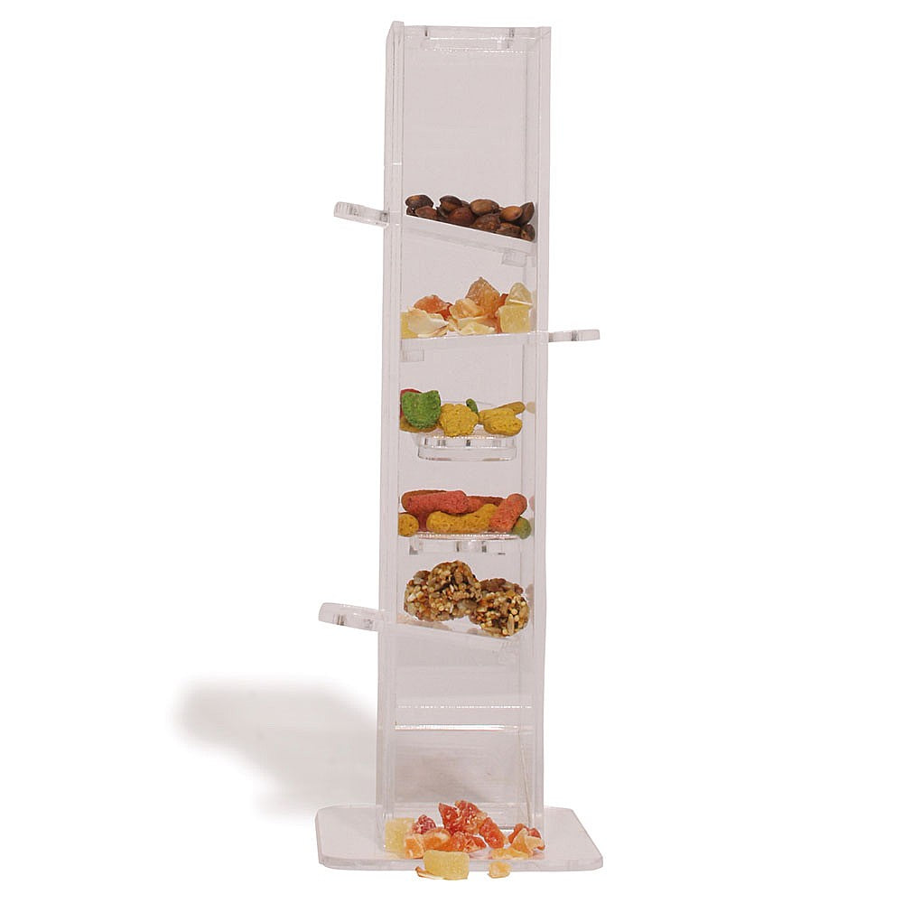 Birdie Plunk Puzzle Tower Foraging Parrot Toy - Large