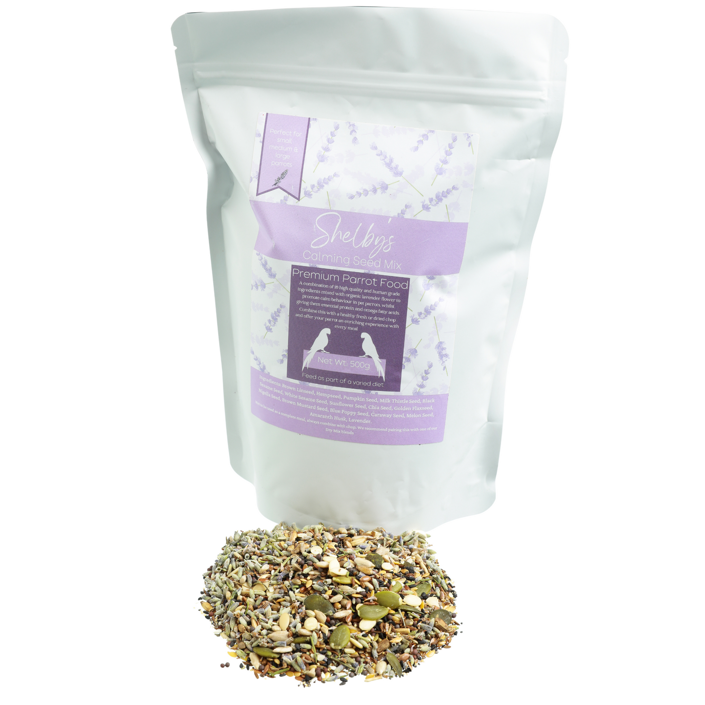 Calming Seed Mix For Parrots - 500g