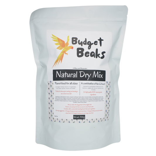 Budget Beaks Dry Mix - Healthy parrot food