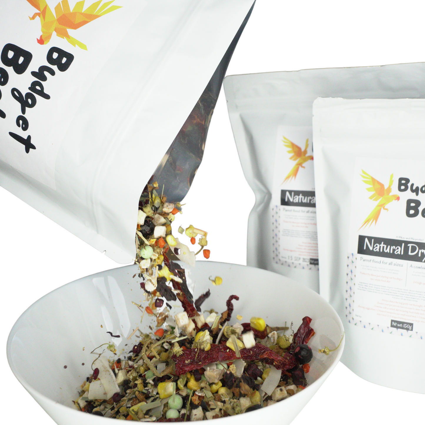 Budget Beaks Dry Mix - Healthy parrot food
