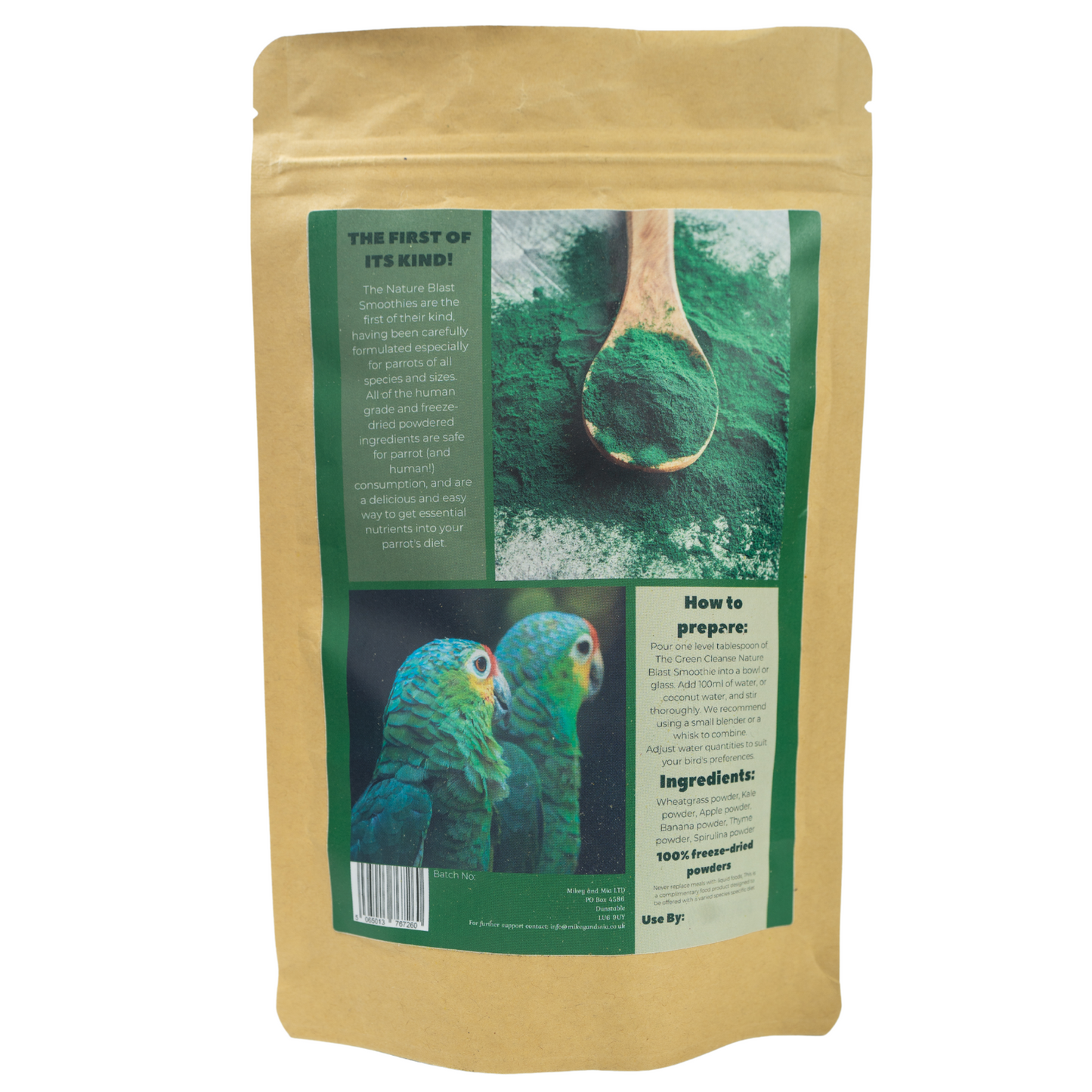 Green Cleanse - Nature Blast Parrot Smoothies