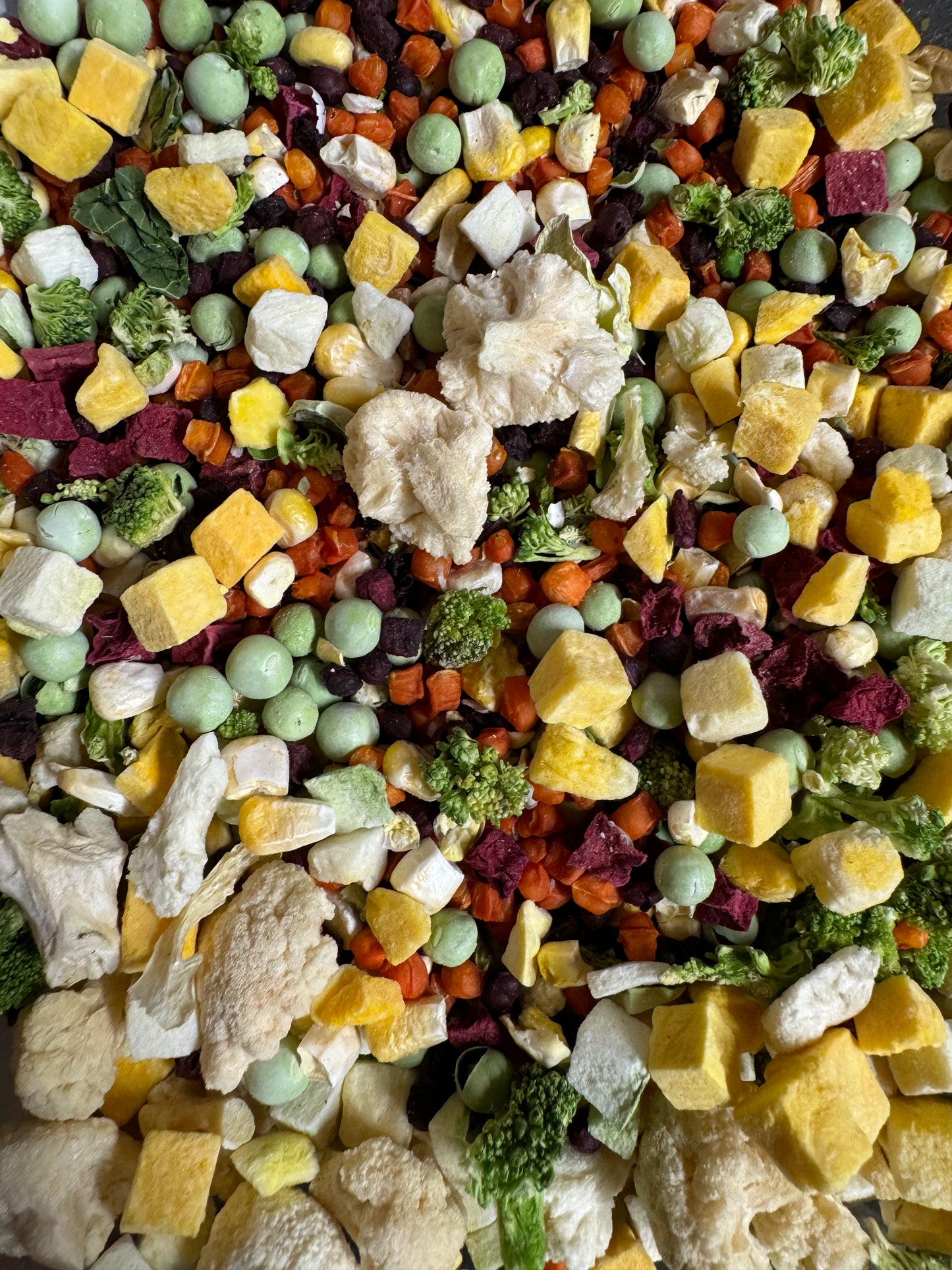 Very Veggie Chop Topper - Make your own parrot dry mix 100% freeze-dried vegetable mix