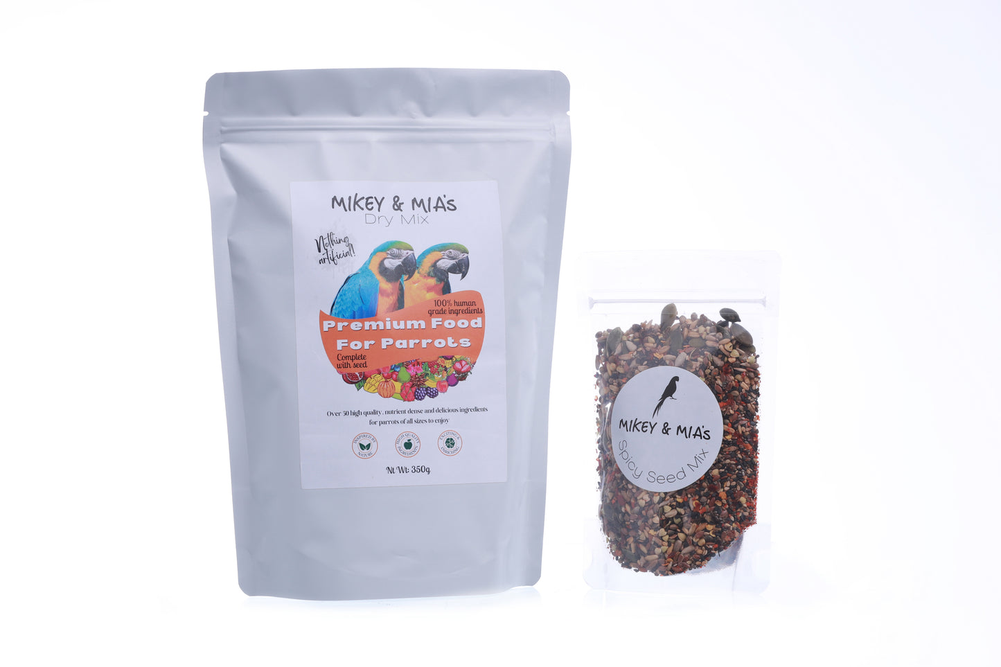 Mikey and Mia's Dry Mix Healthy Parrot Food