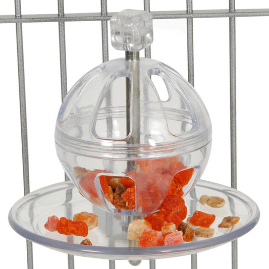 Buffet Ball with Cage Mount - Tough Foraging Parrot Toy