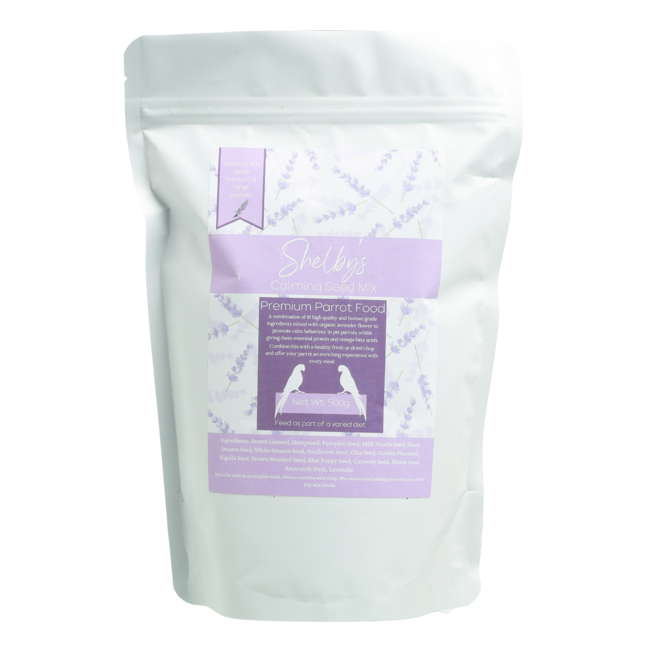 Calming Seed Mix For Parrots - 500g – Mikey and Mia