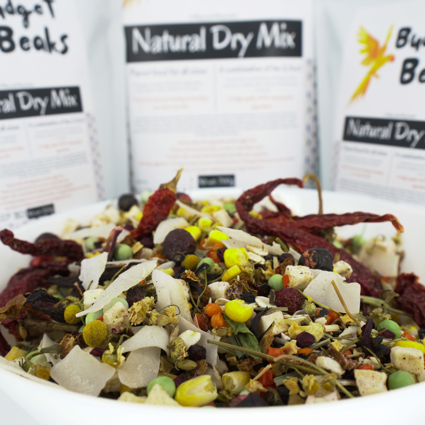 Budget Beaks Dry Mix - Healthy parrot food